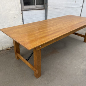 Rustic Pine Wood Folding Farm Table